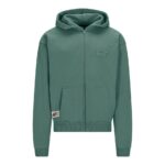 Dark Green Basic Nofs Zipper