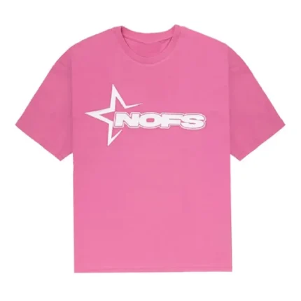Pink Noneofus T shirt