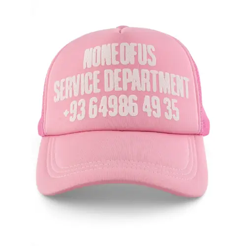 Pink Noneofus Trucker Hat Pink Noneofus Trucker Hat